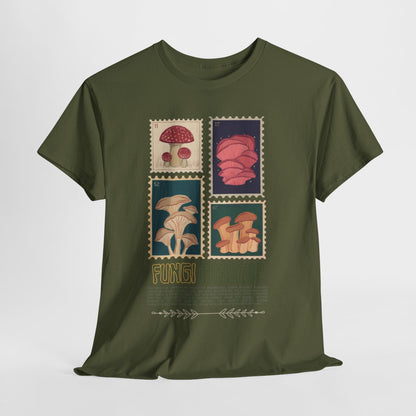 Fungi Fanatic Cotton T-shirt - Aurora Corner Shop