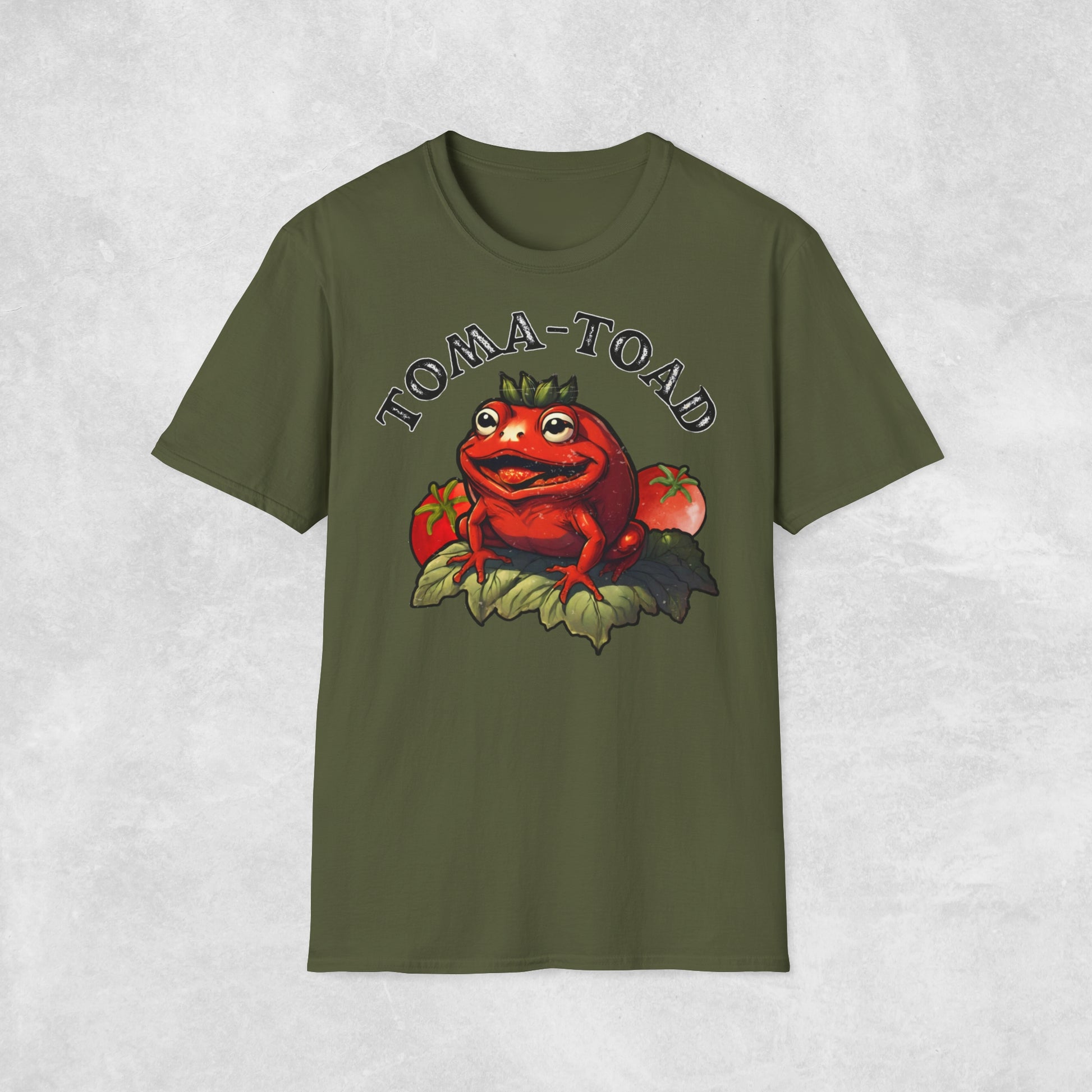 Toma-toad Retro T-Shirt, Funny frog T-shirt,Pun shirt, Sarcastic Shirt, Vintage 90s Gag Shirt, Funny toad, Meme Unisex Tee, tomato shirt - Aurora Corner Shop