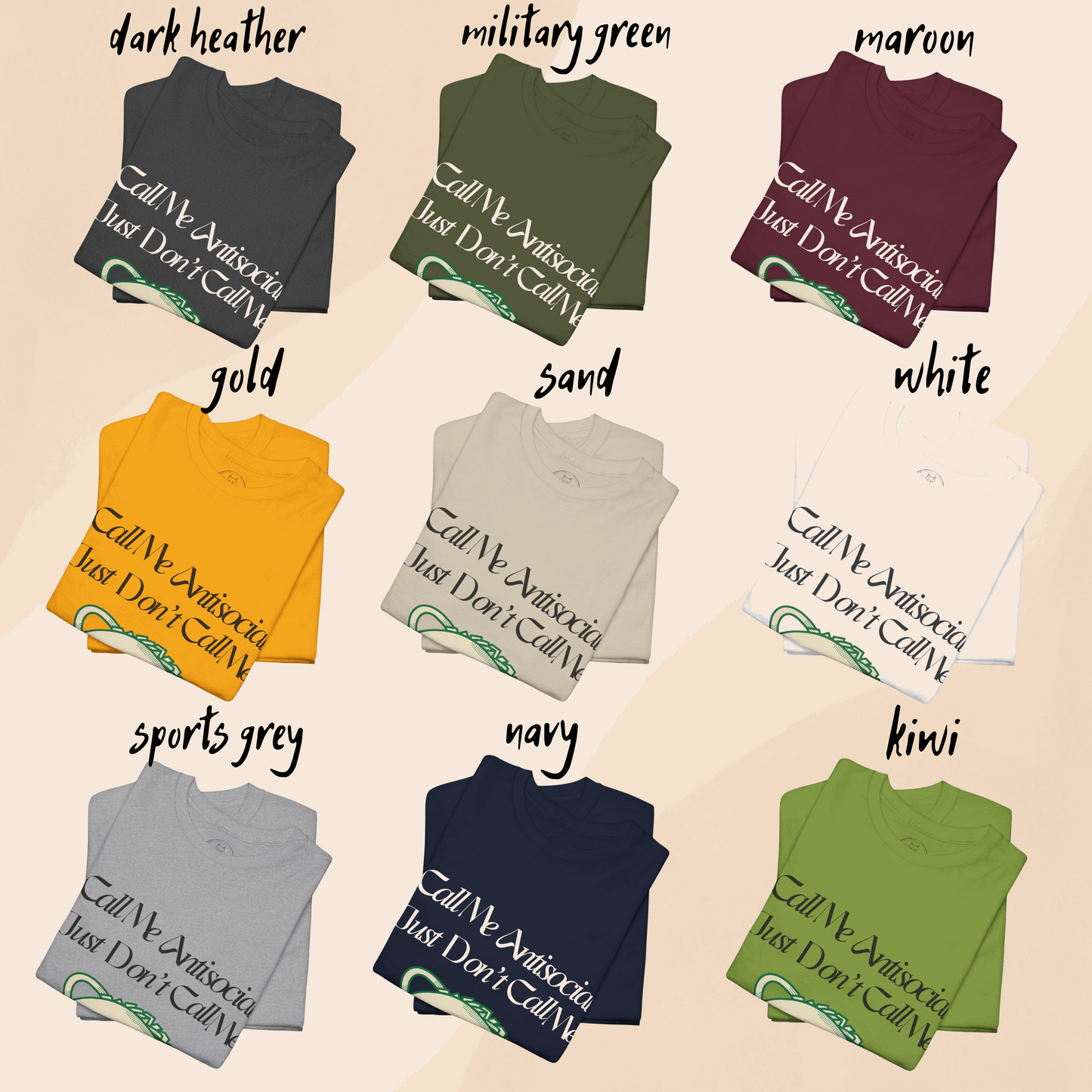 Call me Antisocial just don't call me tshirt- The Antisocial Taco t-shirt - funny tshirt - meme shirt - Gift for introvert - Aurora Corner Shop