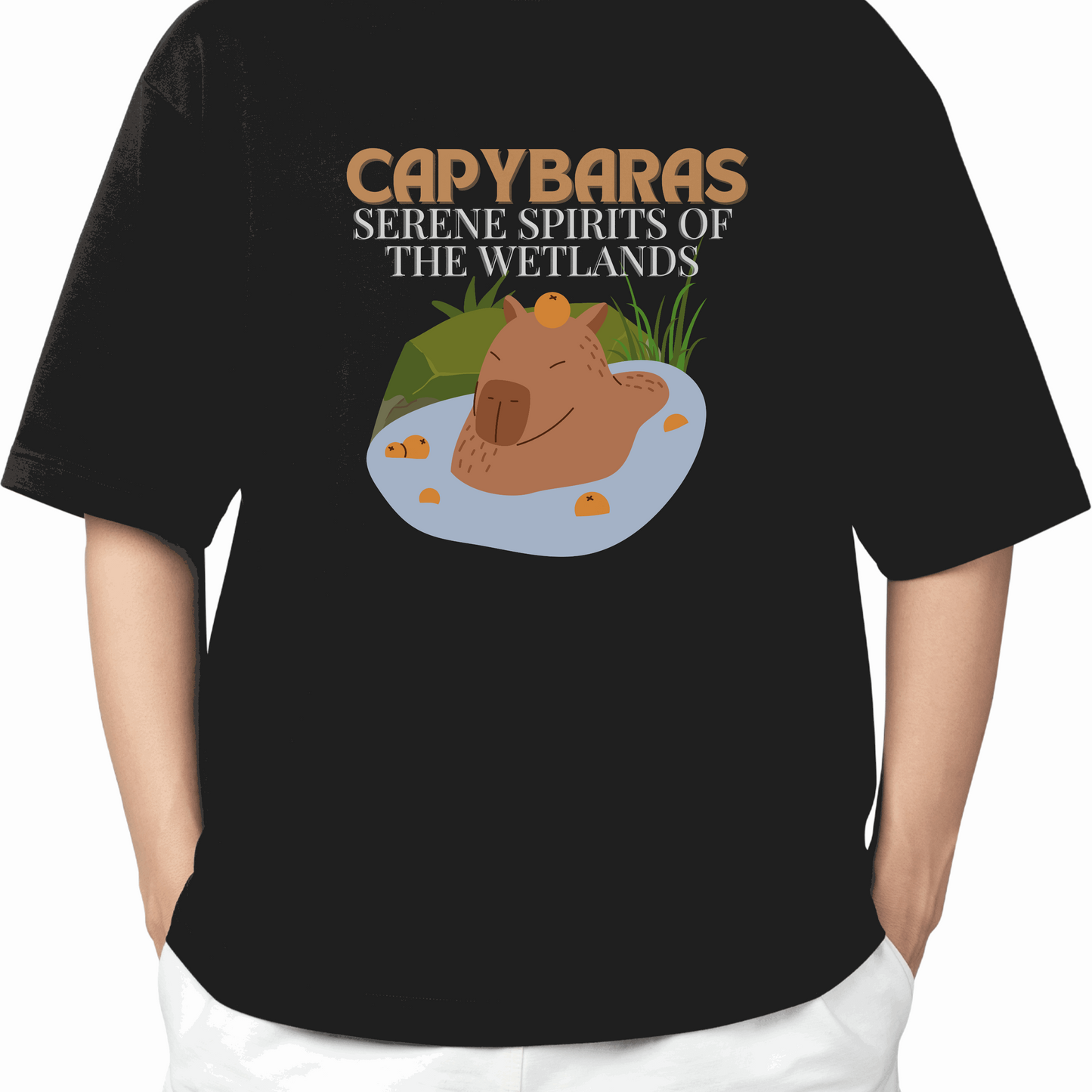 Capybara Cotton Tee T-Shirt - unisex T-Shirt - Aurora Corner Shop