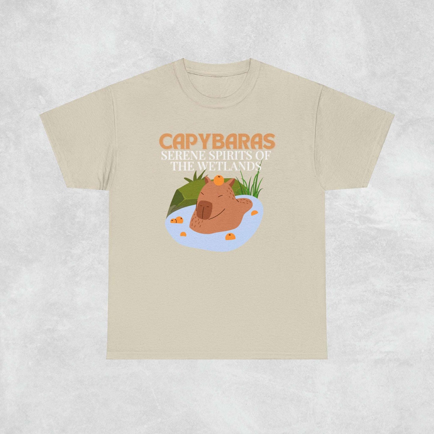 Capybara Cotton Tee T-Shirt - unisex T-Shirt - Aurora Corner Shop