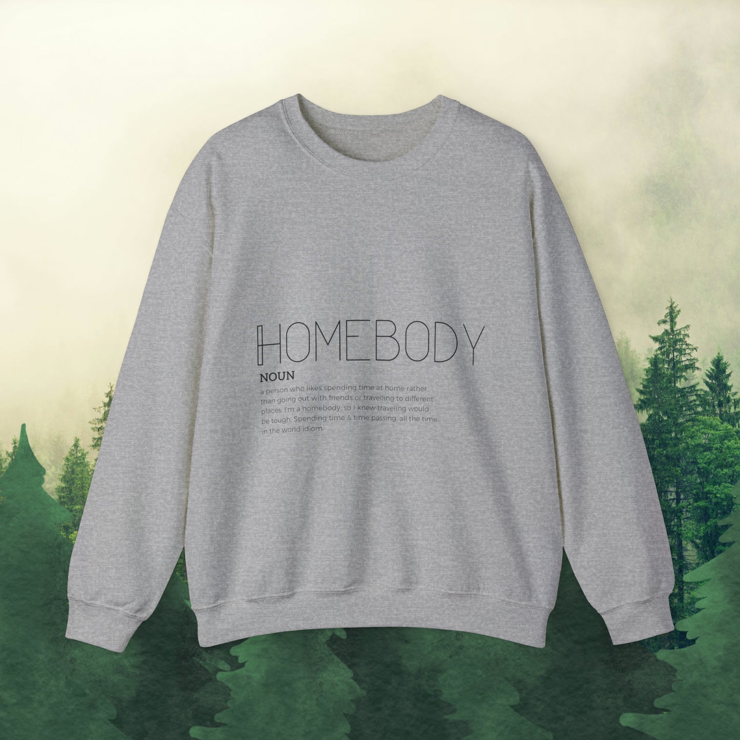 Homebody comfy sweatshirt - Aurora Corner Shop
