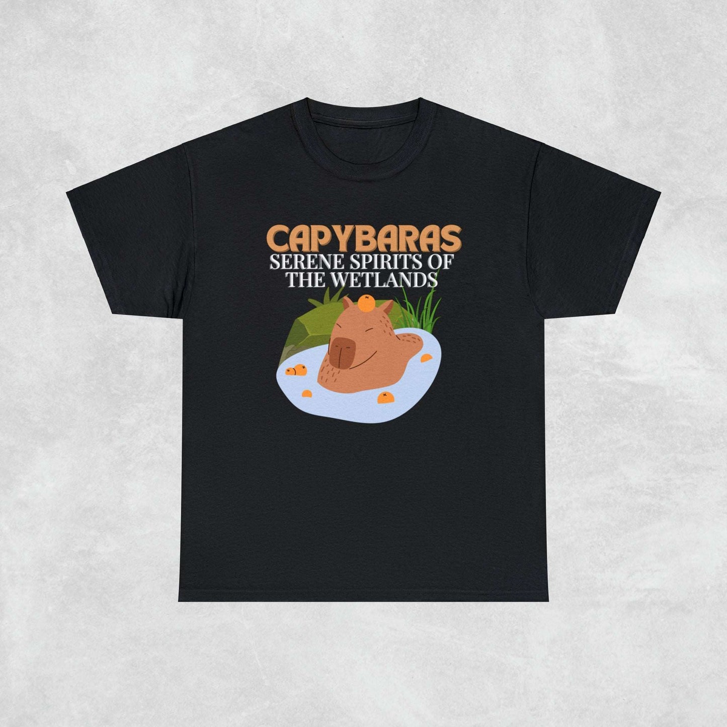 Capybara Cotton Tee T-Shirt - unisex T-Shirt - Aurora Corner Shop