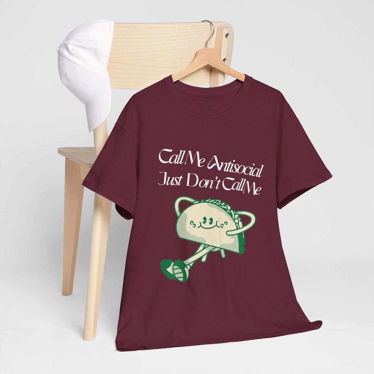 Call me Antisocial just don't call me tshirt- The Antisocial Taco t-shirt - funny tshirt - meme shirt - Gift for introvert - Aurora Corner Shop