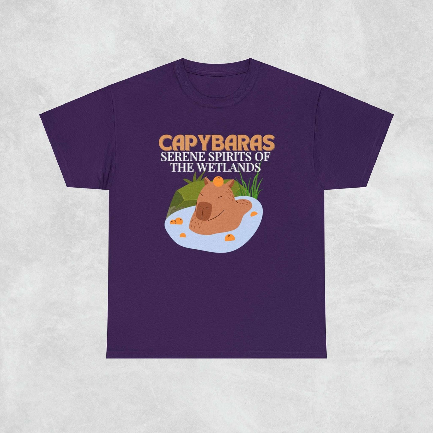 Capybara Cotton Tee T-Shirt - unisex T-Shirt - Aurora Corner Shop