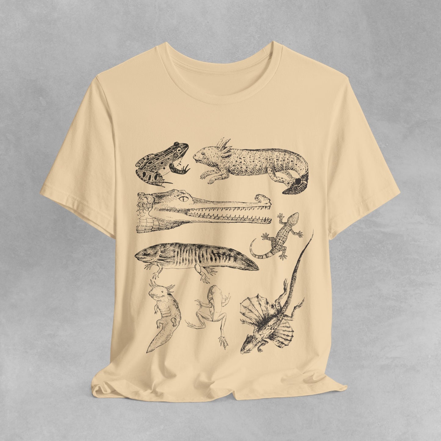 Herpetology Shirt, Reptiles & amphibians vintage style shirt, reptile shirt, amphibian t shirt, Herpetology Gift, Lizard Tee shirt, frog tee