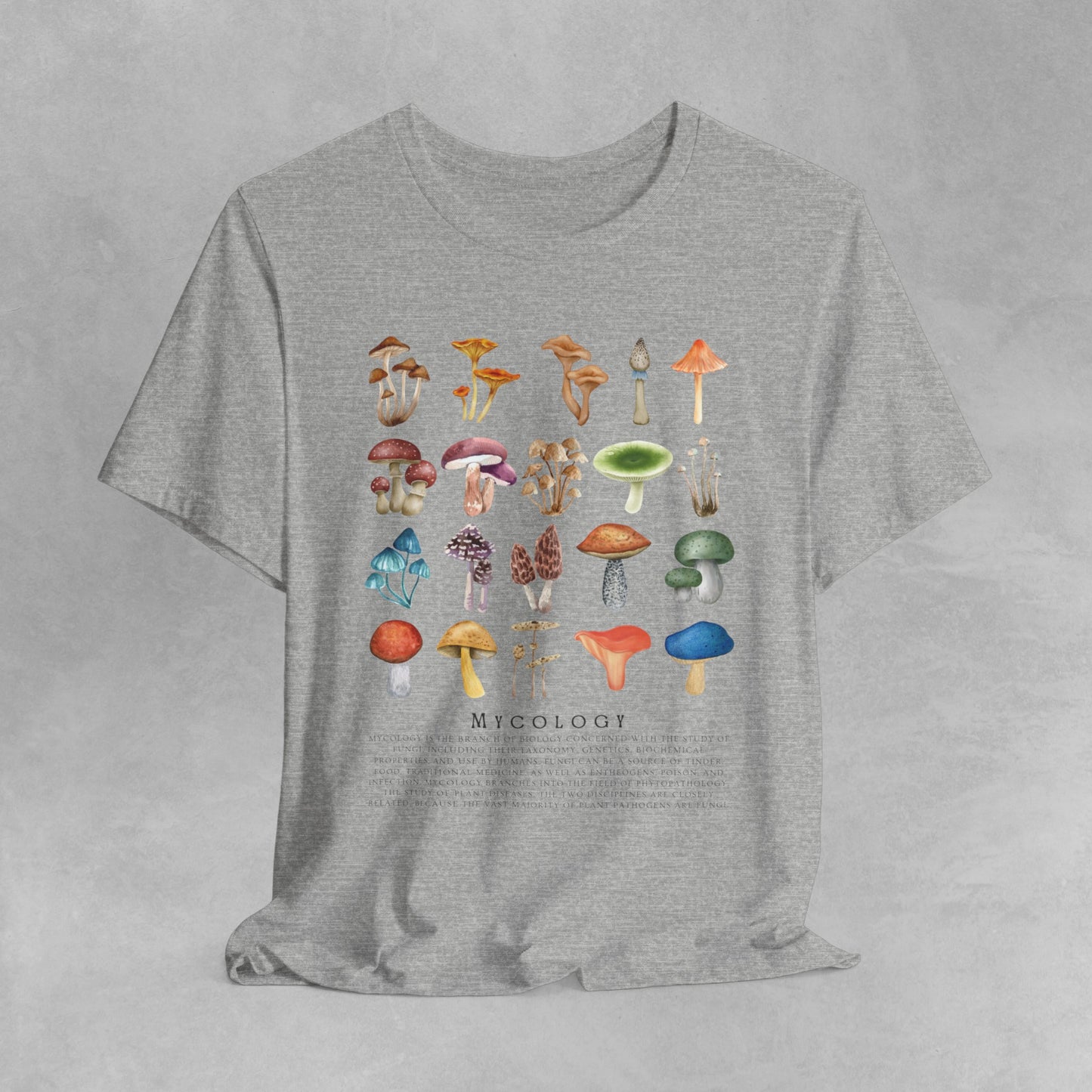Vintage style Mycology Shirt, Fungi Shirt, retro Mushroom Shirt, Botanical Shirt, Cottagecore Clothing, Cottagecore Shirt, Fungus Tshirt, - Aurora Corner Shop