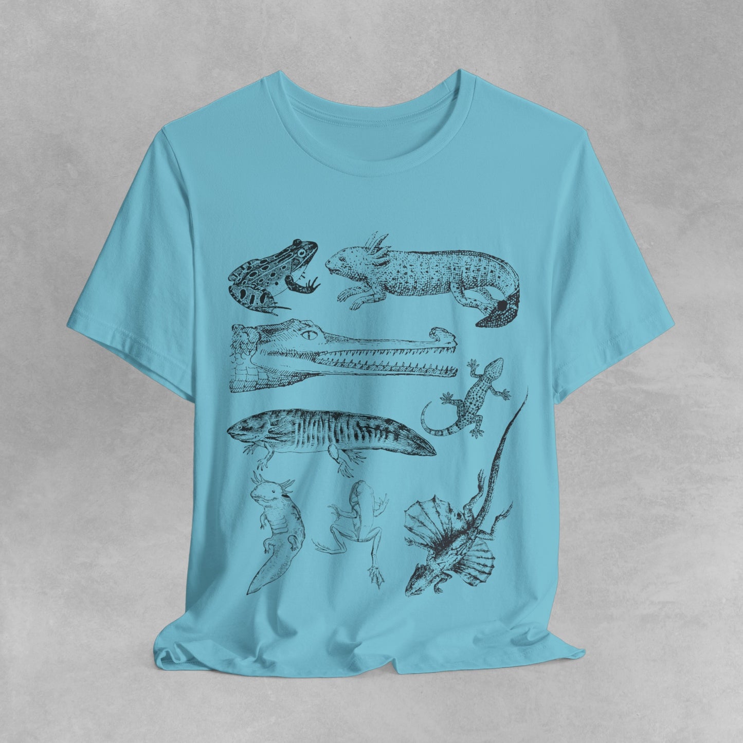 Herpetology Shirt, Reptiles & amphibians vintage style shirt, reptile shirt, amphibian t shirt, Herpetology Gift, Lizard Tee shirt, frog tee