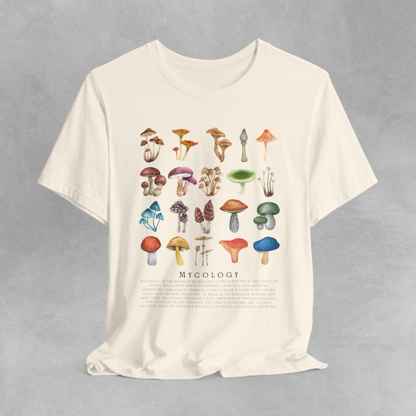Vintage Mycology Shirt, Fungi Shirt, retro Mushroom Shirt, Botanical Shirt, Cottagecore Clothing, Cottagecore Shirt, Fungus Tshirt,