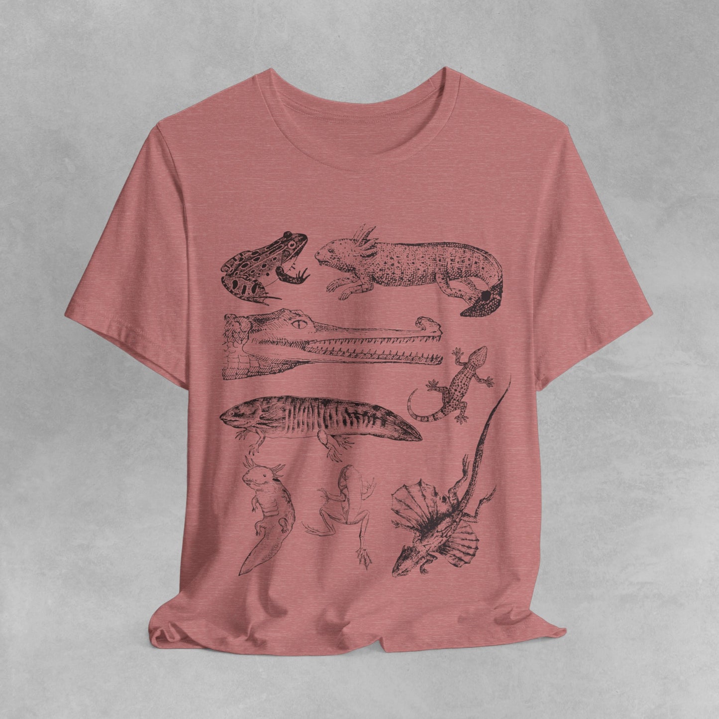 Herpetology Shirt, Reptiles & amphibians vintage style shirt, reptile shirt, amphibian t shirt, Herpetology Gift, Lizard Tee shirt, frog tee