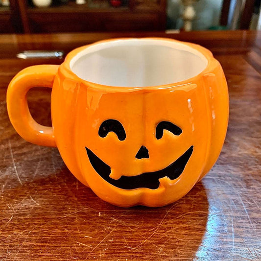 Ceramic Halloween Pumpkin Mug - Aurora Corner Shop