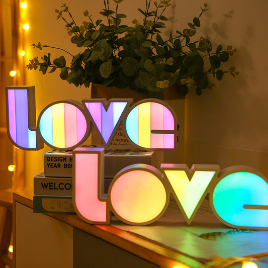 LuminaLove LED Love - Light Valentines Day Decor LED Light - Aurora Corner Shop