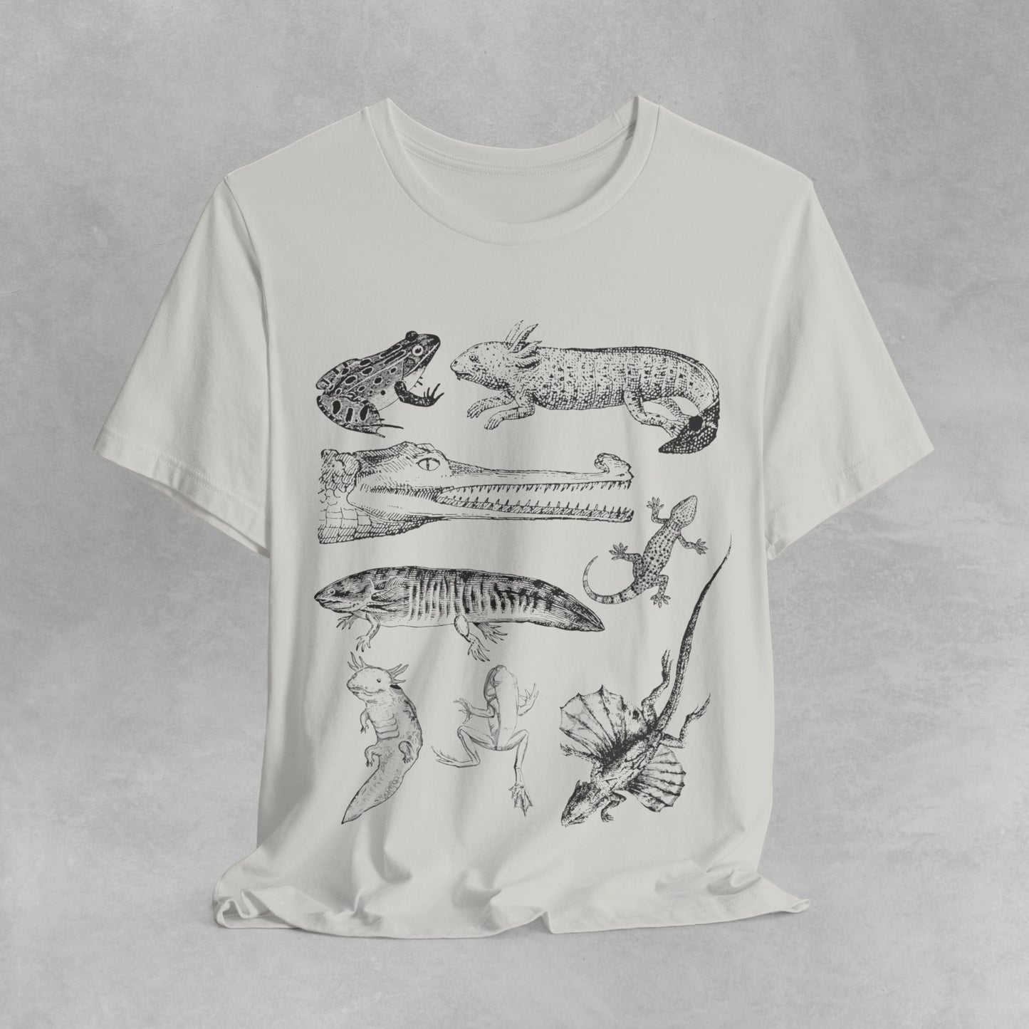 Herpetology Shirt, Reptiles & amphibians vintage style shirt, reptile shirt, amphibian t shirt, Herpetology Gift, Lizard Tee shirt, frog tee