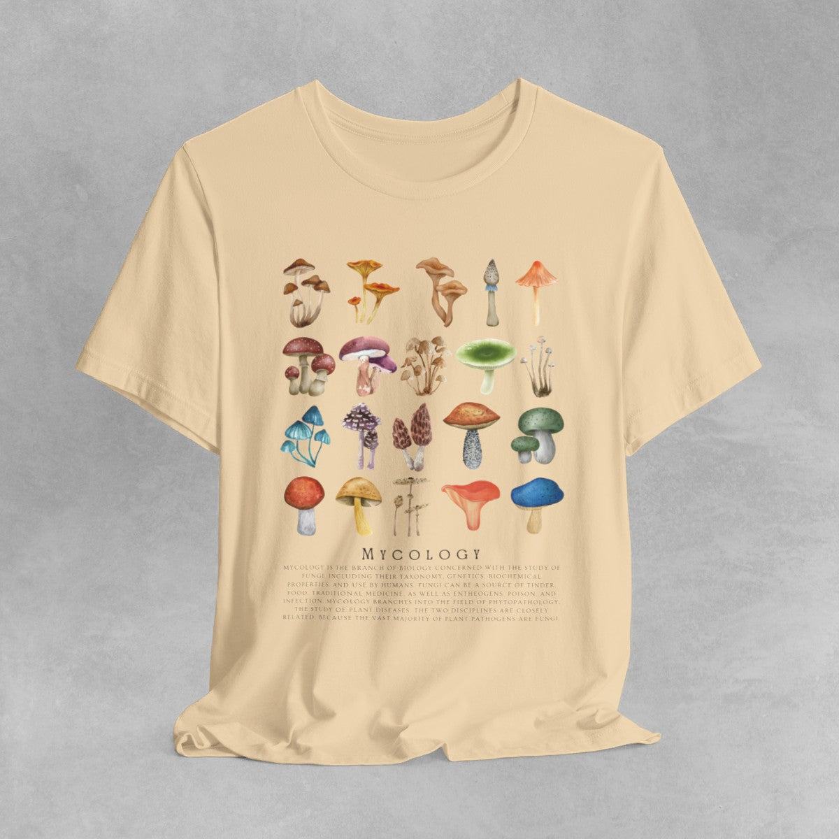 Vintage style Mycology Shirt, Fungi Shirt, retro Mushroom Shirt, Botanical Shirt, Cottagecore Clothing, Cottagecore Shirt, Fungus Tshirt, - Aurora Corner Shop