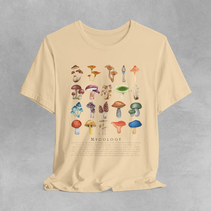 Vintage style Mycology Shirt, Fungi Shirt, retro Mushroom Shirt, Botanical Shirt, Cottagecore Clothing, Cottagecore Shirt, Fungus Tshirt, - Aurora Corner Shop