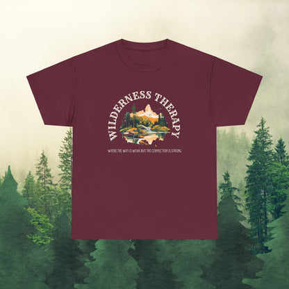 Wilderness Therapy Unisex Heavy Cotton Tee - Ourdoor tshirt - Nature inspired - camping shirt - hiking tshirt - gift for hiker