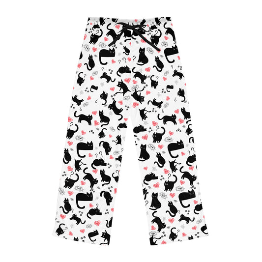 Black cat Women's Pajama Pants