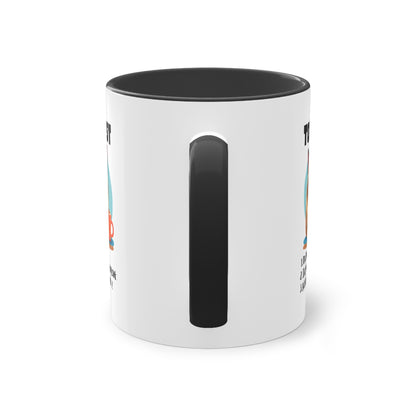 Kittys To do List - Two-Tone Coffee Mug - Cat mug