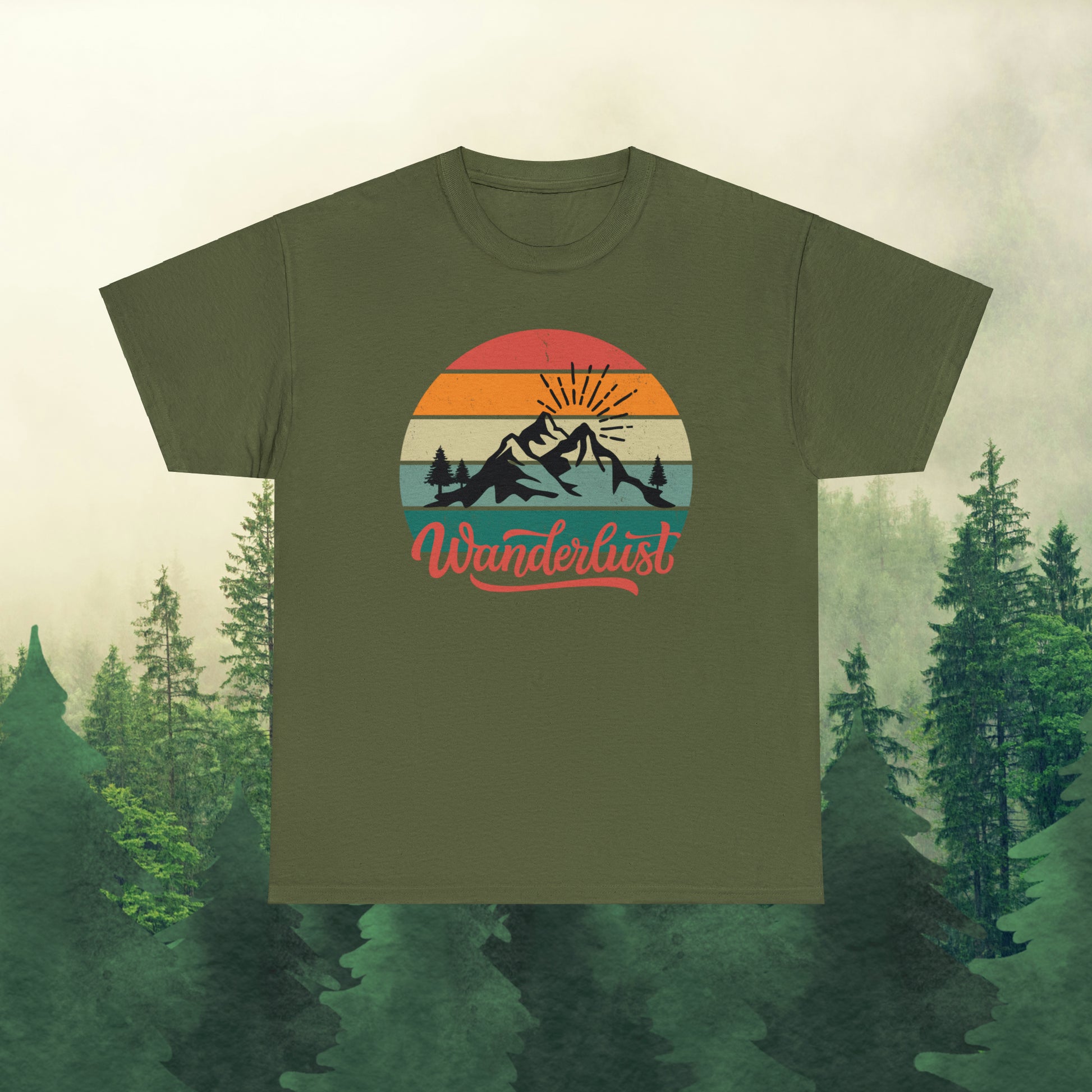 Wanderlust Unisex Heavy Cotton Tee - Aurora Corner Shop