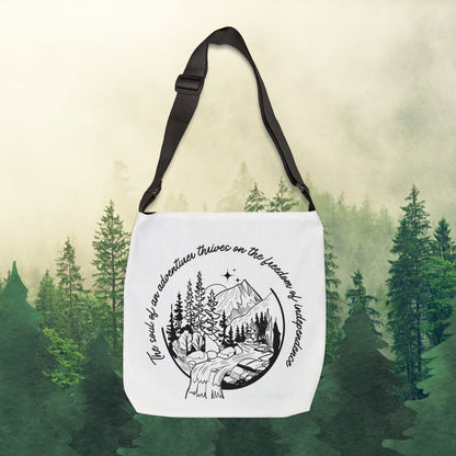 Copy of The soul of an adventurer Adjustable Tote Bag