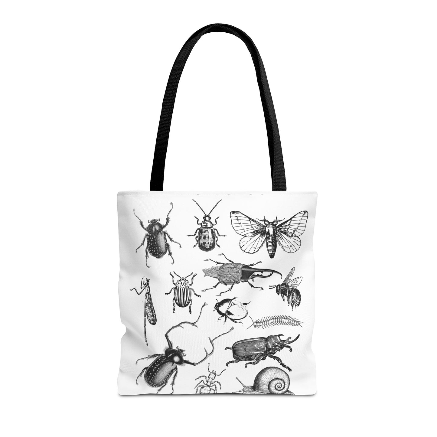 Vintage style Entomology Insects Tote bag