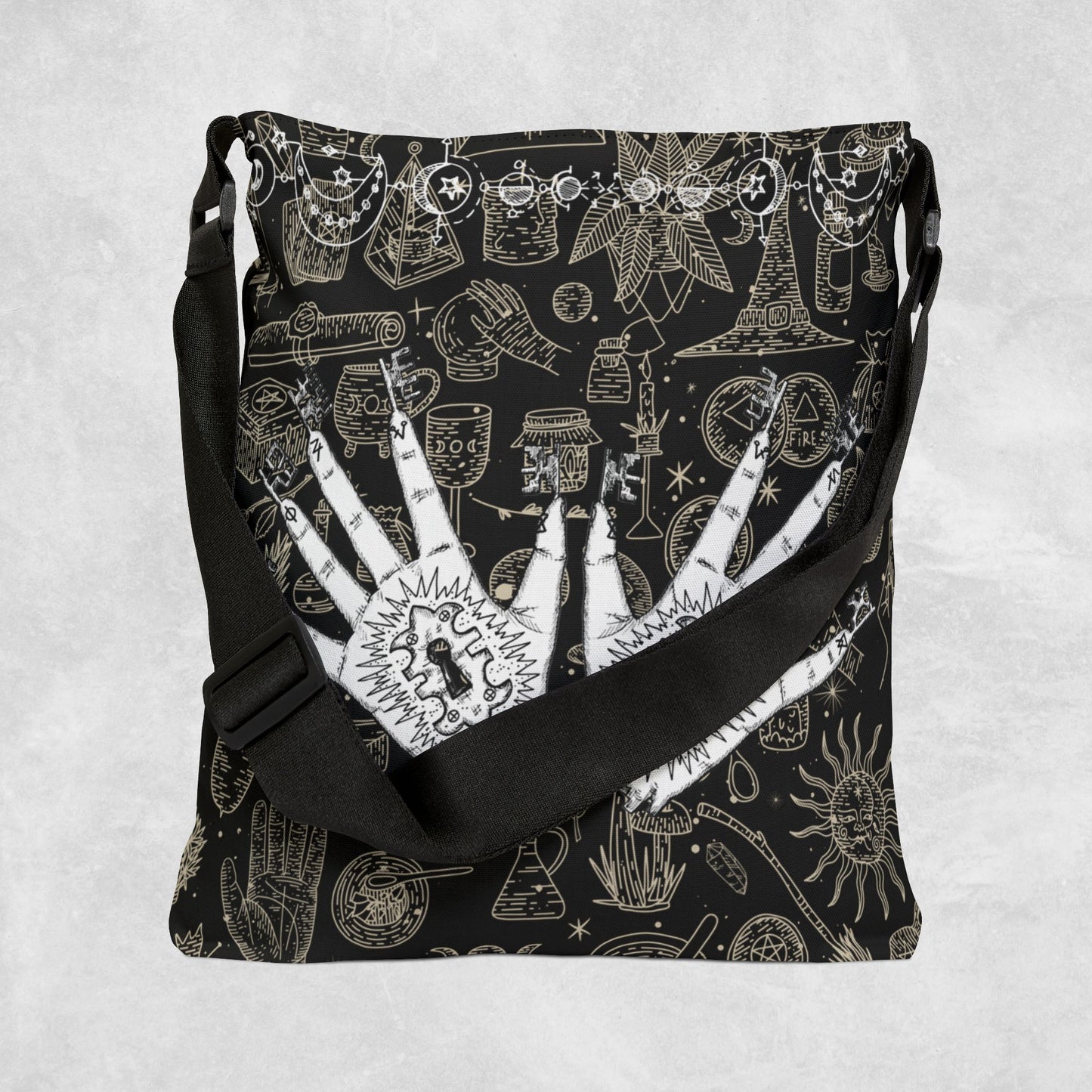 Witches Moody Tote bag - Adjustable strap