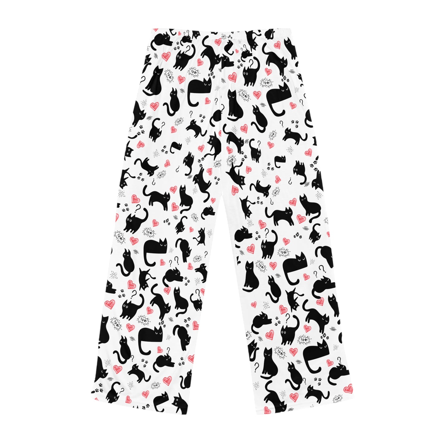 Black cat Women's Pajama Pants