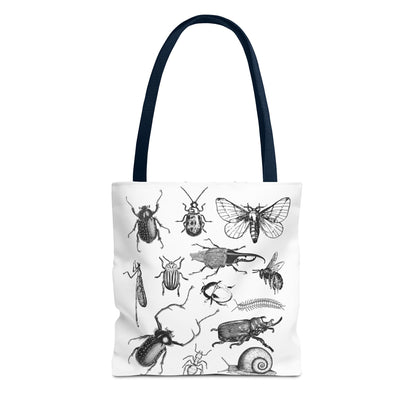 Vintage style Entomology Insects Tote bag