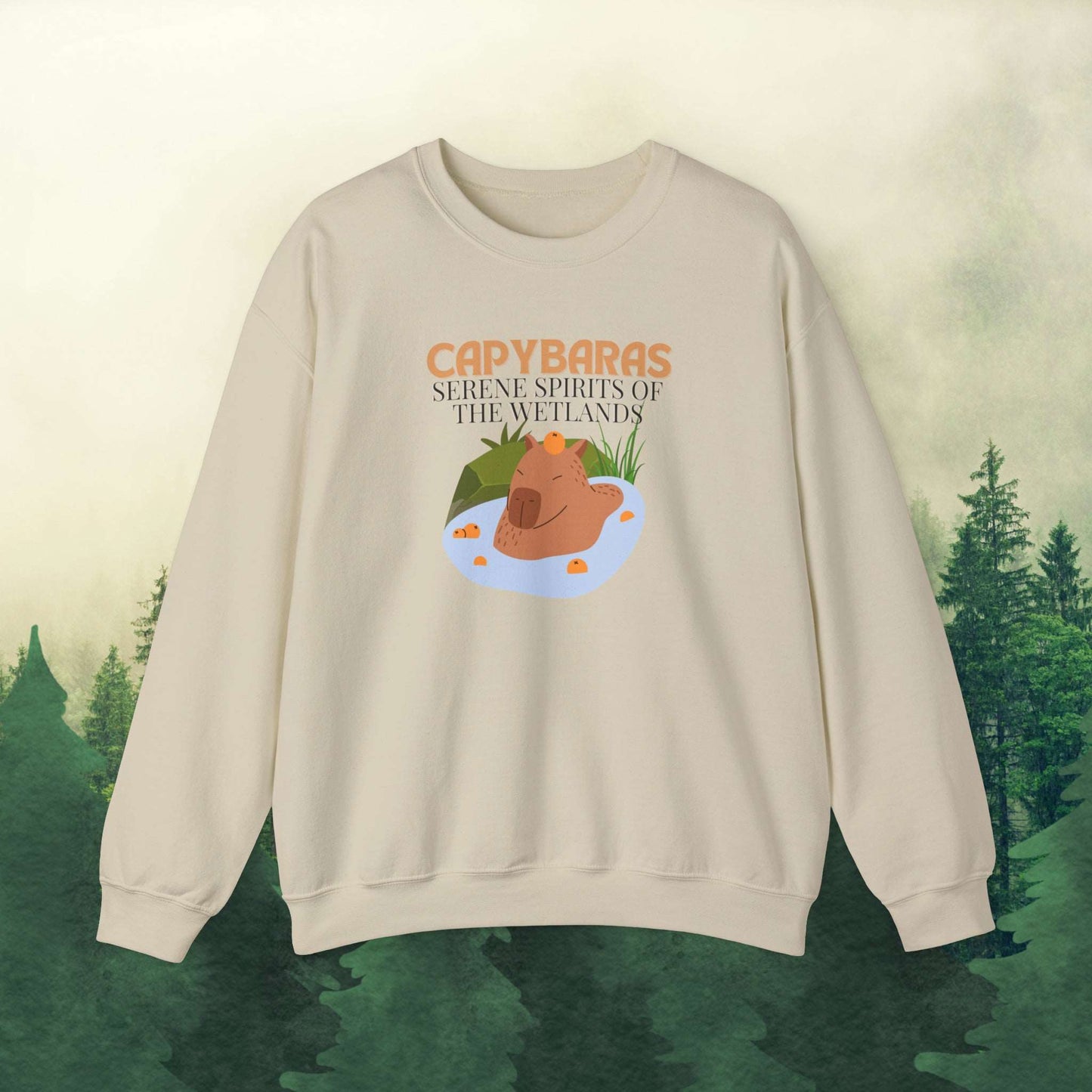 Capybara Crewneck Sweatshirt - Aurora Corner Shop