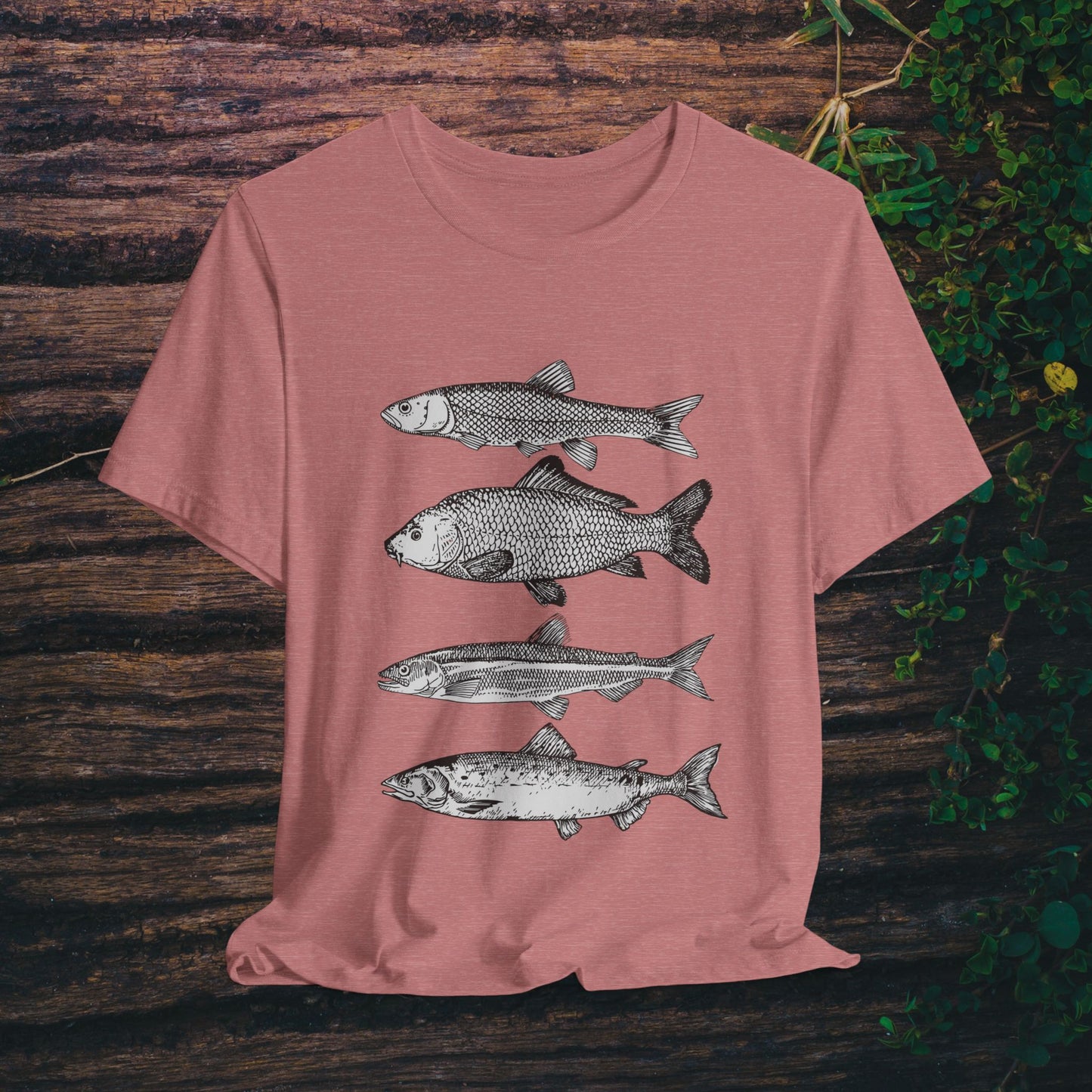 Cool Fish Shirt - Fisher Gifts, Fishing Unisex Relaxed Adult Tee Fisherman Gift, Lake Outdoorsman Naturalist, Fly Fishing, Gift for Him Her