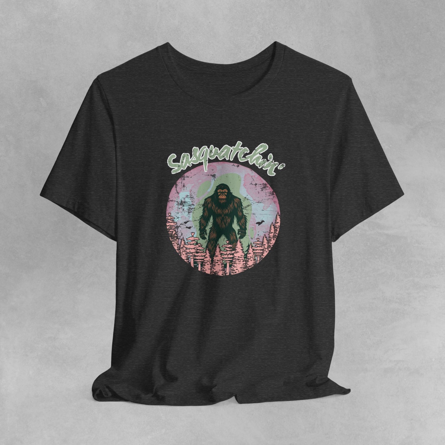 Bigfoot Sasquatch T Shirt Cryptid Vintage style shirt American folklore Weird Unique Cryptid Creature For Men Women Mythical Magical Graphic