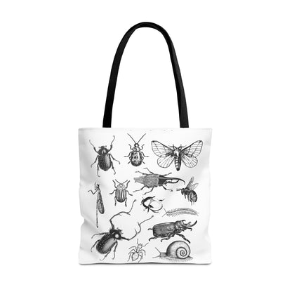 Vintage style Entomology Insects Tote bag