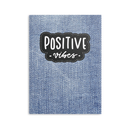 90's style denim Notebook with Puffy Covers - Demin style journal - retro inspired