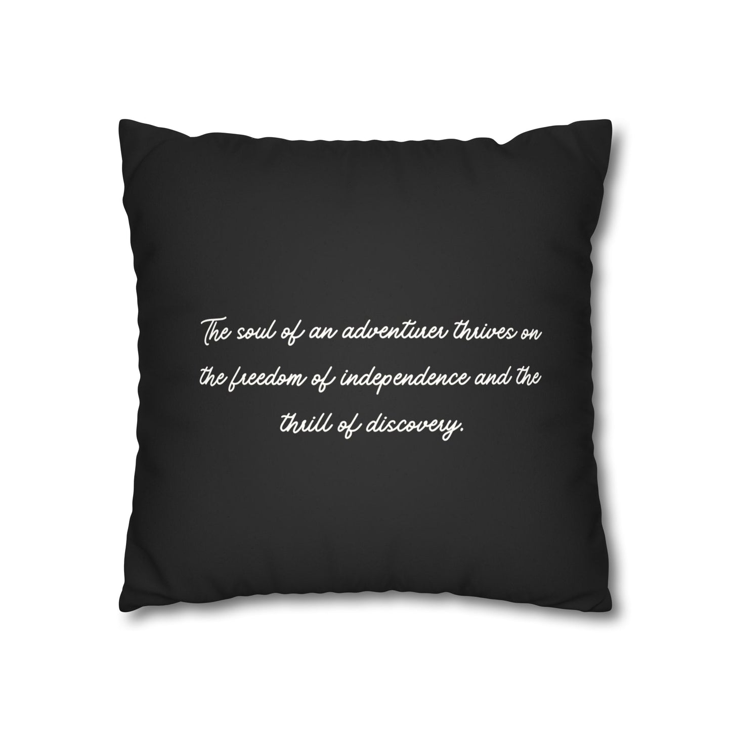 Adventure modern minimalist Pillow Home case Decor Decorative Pillow Case black pillow Cushion Cover Interior Decore Sofa Gift camping gift