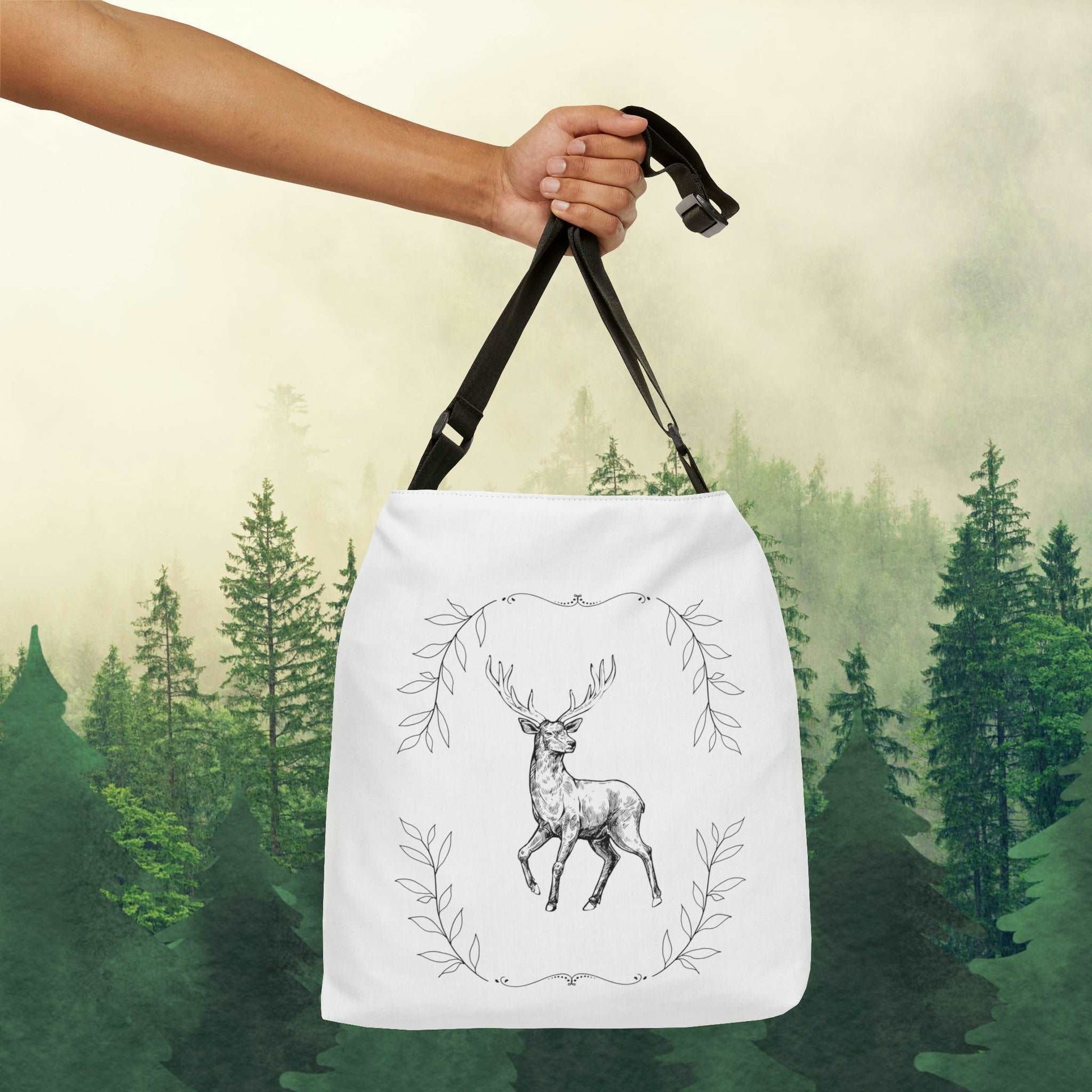 Oh deer Adjustable Tote Bag