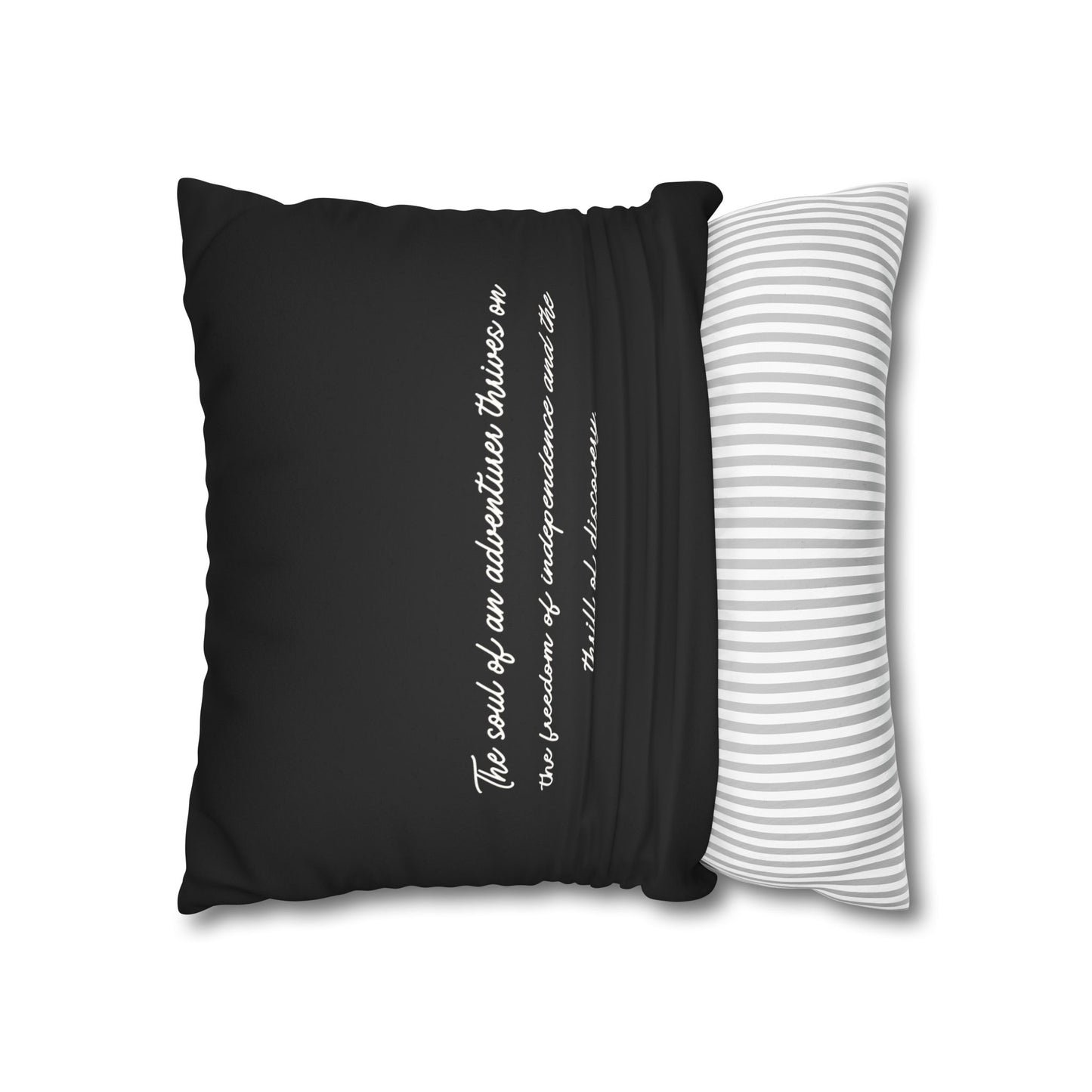 Adventure modern minimalist Pillow Home case Decor Decorative Pillow Case black pillow Cushion Cover Interior Decore Sofa Gift camping gift