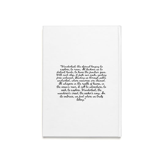 Wanderlust: the eternal longing to explore, to roam - Hardcover Journal (A5)  - Travel journal - notebook - adventure