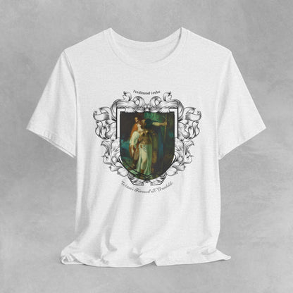 Ferdinand Leeke t-shirt - Myhtology tee shirt - Art History painting t shirt - Wotan and Brunnhilde Wagner Opera shirt Classical Art Shirt