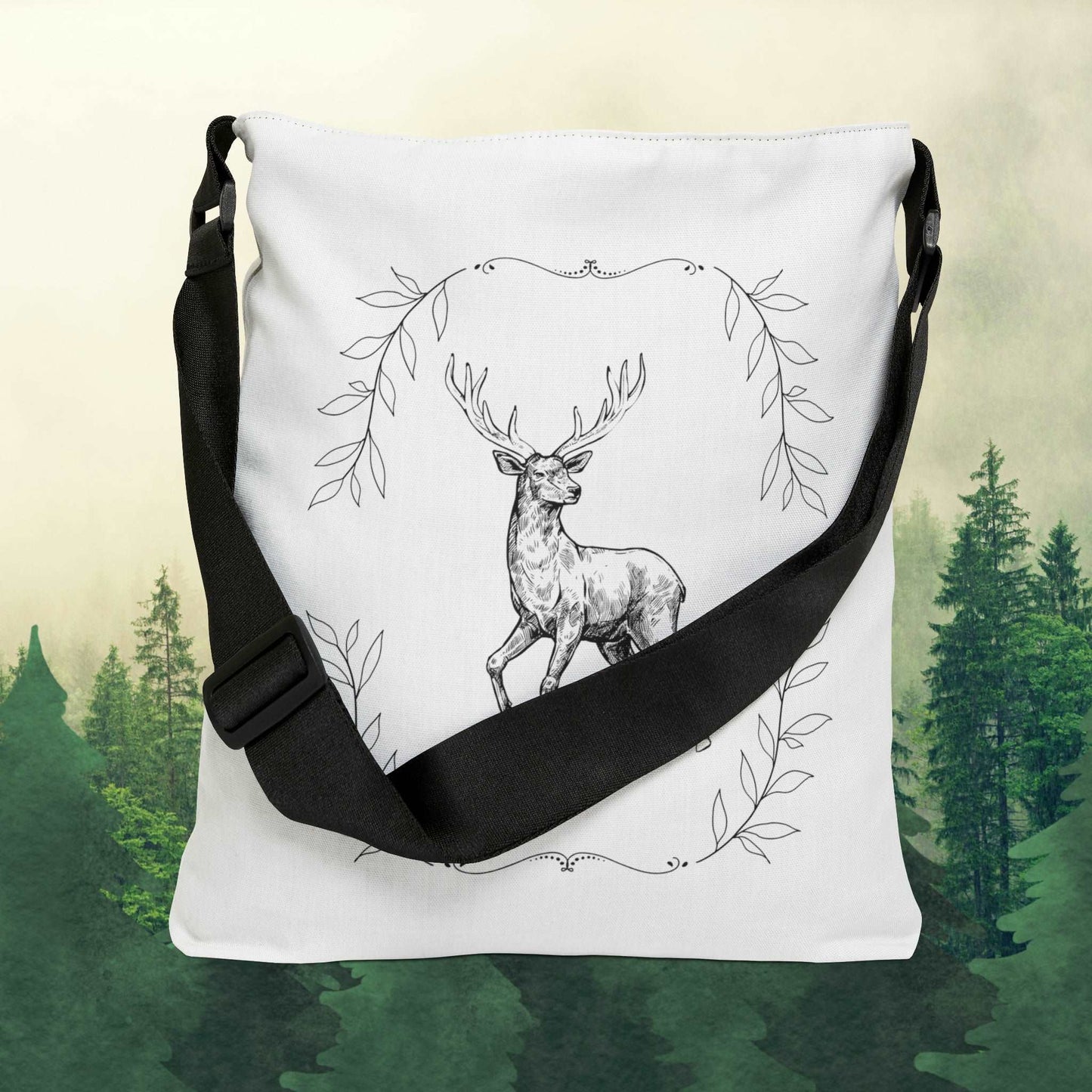 Oh deer Adjustable Tote Bag