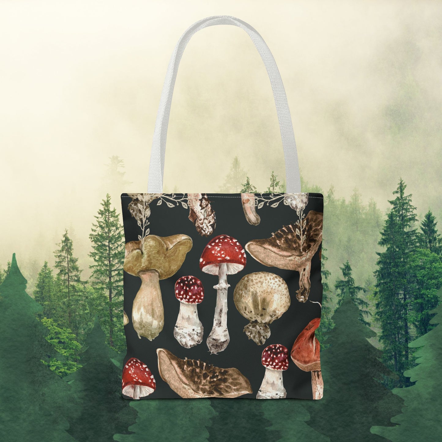 Fun-gi Delight Tote Bag: Carry Your Love for Mushrooms Everywhere!