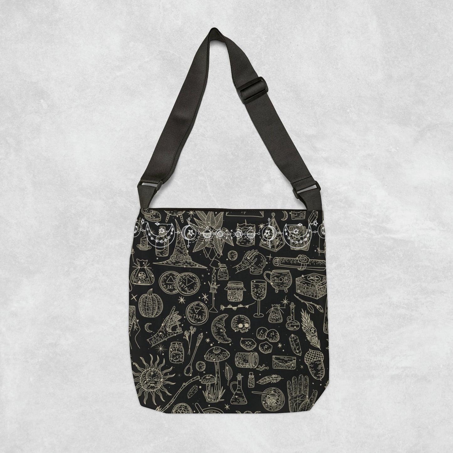 Witches Moody Tote bag - Adjustable strap - Aurora Corner Shop