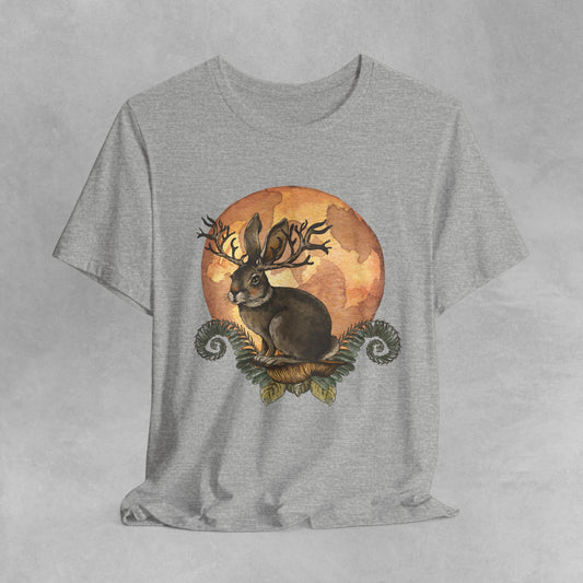 Jackalope T Shirt Cryptid T Shirt Vintage style American folklore Weird Unique Cryptid Creature For Men Women Mythical Magical Graphic