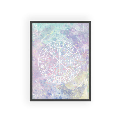 Nordic Tie Dye Posters with Wooden Frame - Inpired by the nordics and scandinavia