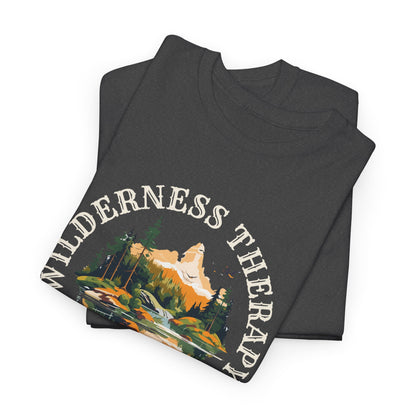 Wilderness Therapy Unisex Heavy Cotton Tee - Ourdoor tshirt - Nature inspired - camping shirt - hiking tshirt - gift for hiker