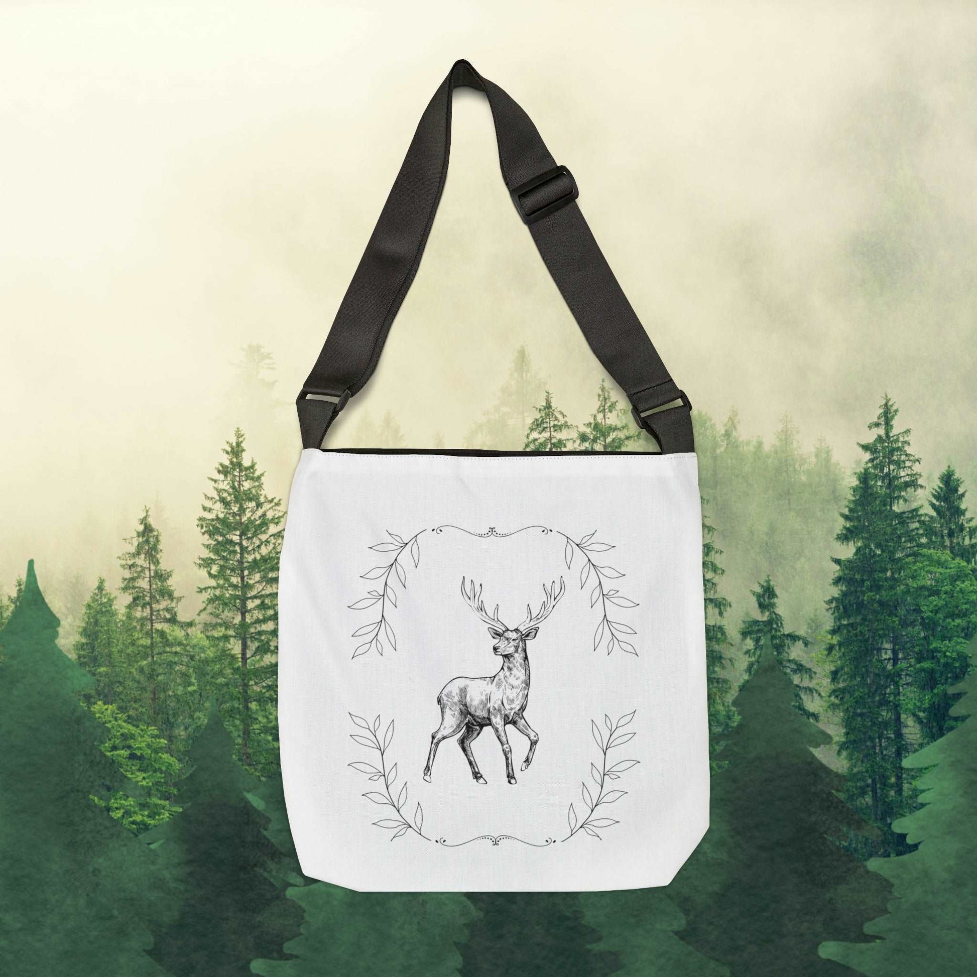 Oh deer Adjustable Tote Bag