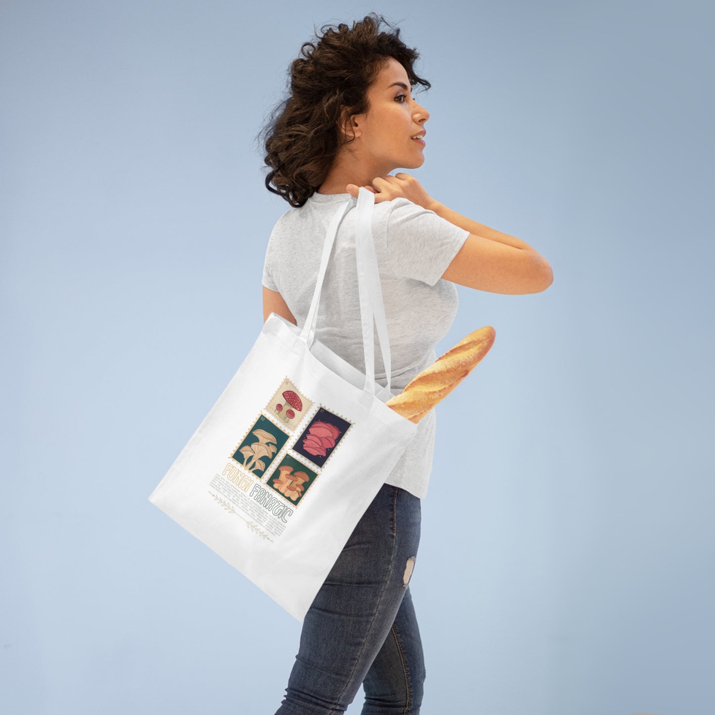 Fungi Fanatic Cotton Tote Bag - Aurora Corner Shop