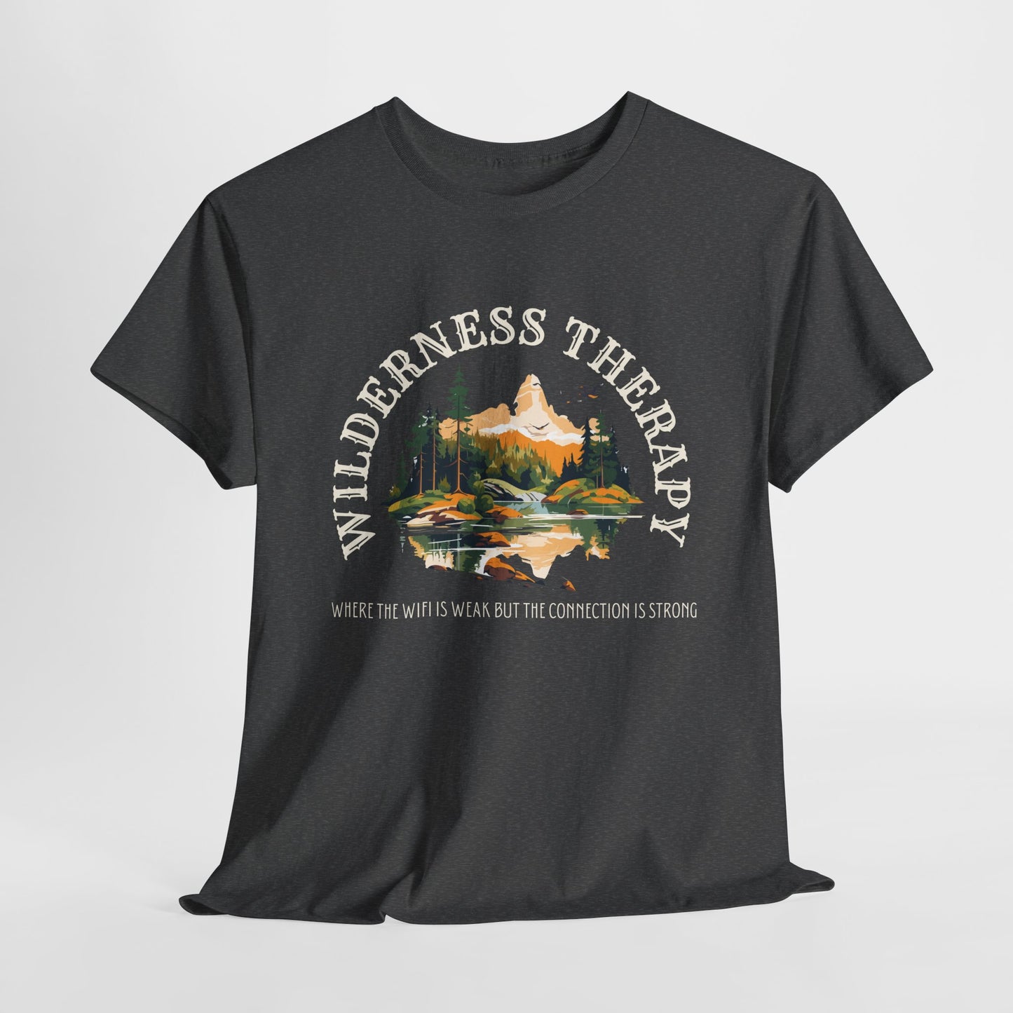 Wilderness Therapy Unisex Heavy Cotton Tee - Ourdoor tshirt - Nature inspired - camping shirt - hiking tshirt - gift for hiker