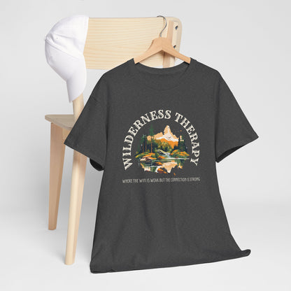 Wilderness Therapy Unisex Heavy Cotton Tee - Ourdoor tshirt - Nature inspired - camping shirt - hiking tshirt - gift for hiker