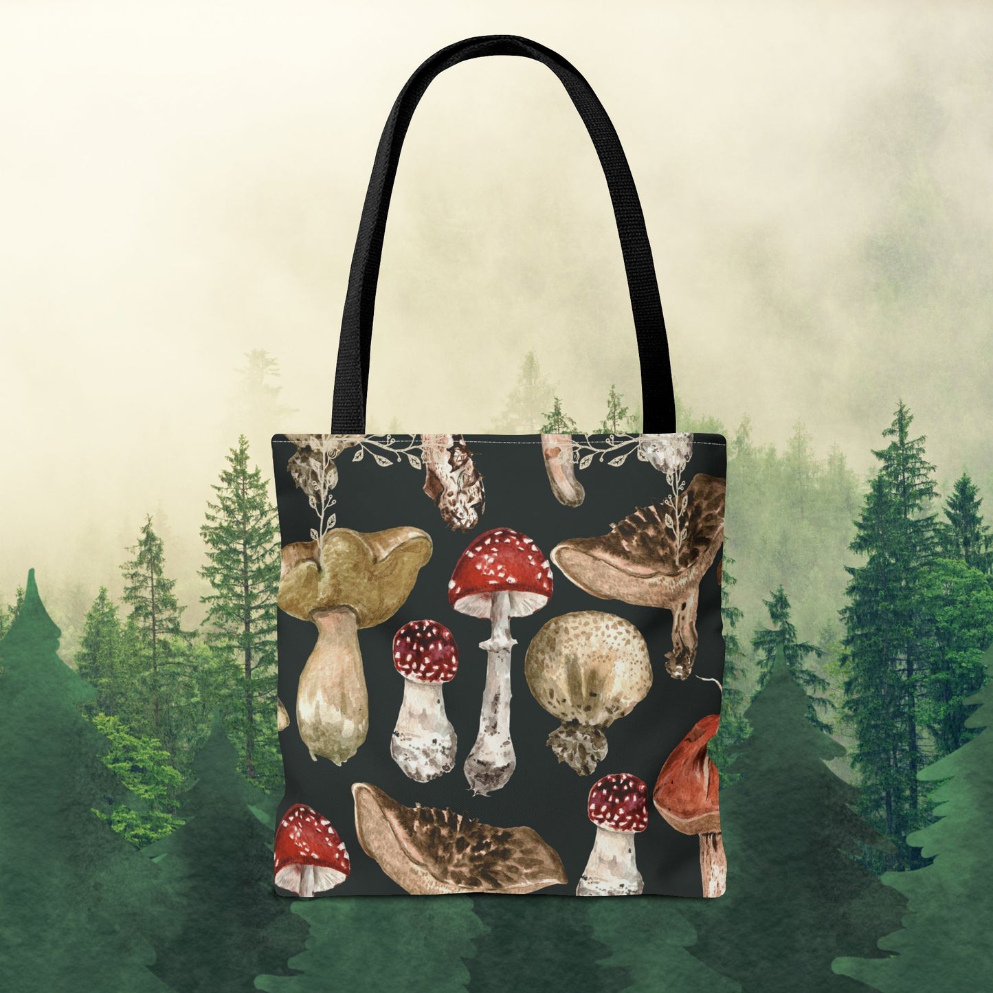 Fun-gi Delight Tote Bag: Carry Your Love for Mushrooms Everywhere!