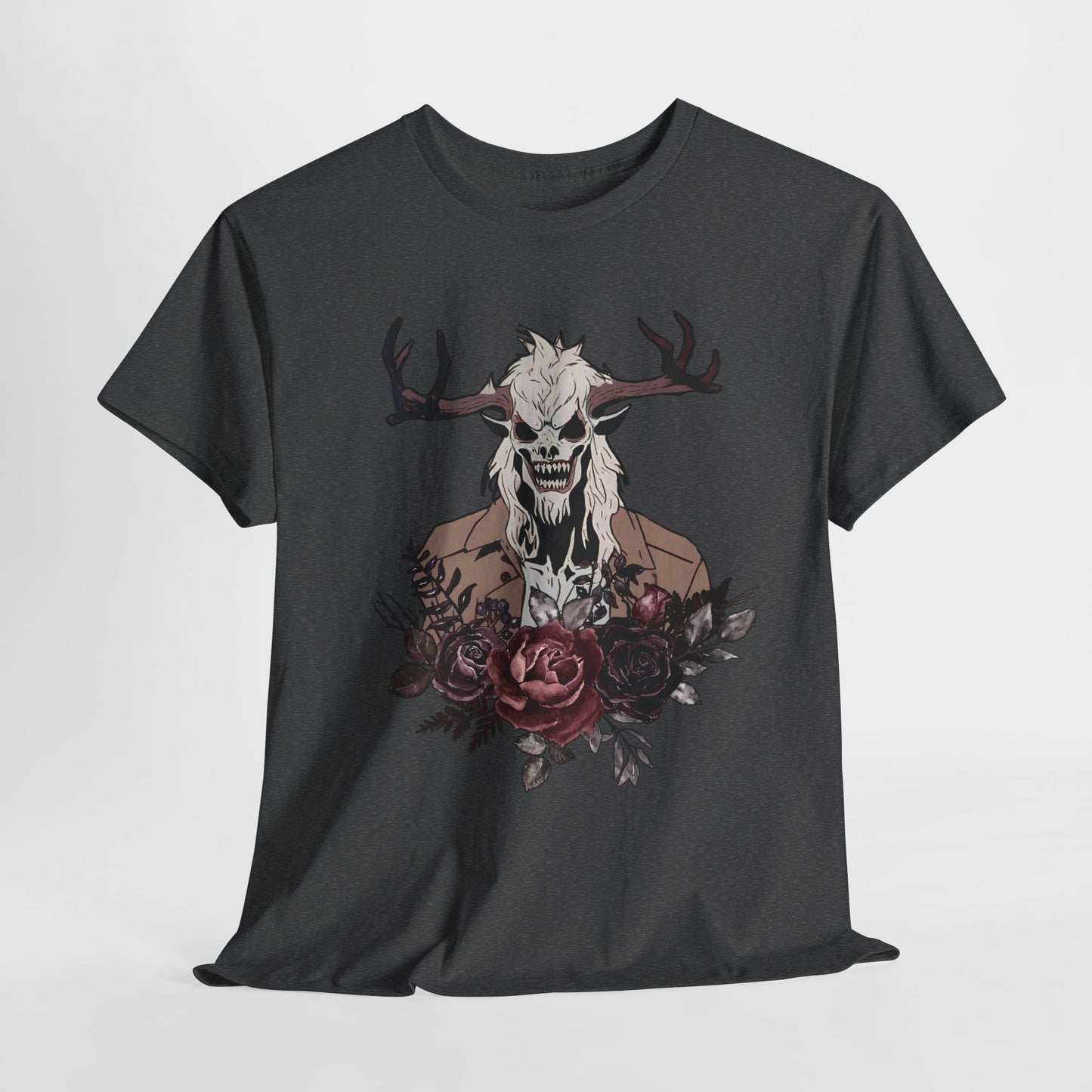 Wendigo tshirt Folkore Tshirt Horror Themed Unisex t-shirt Creepy Shirt Scary Shirt Weird Stuff Weird Shirts Naturecore Cryptid dark flower